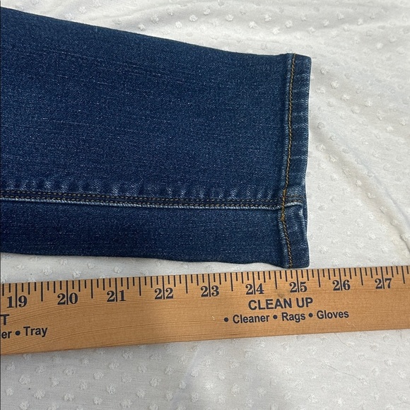 HUDSON Natalie Mid Rise Ankle Super Skinny Jeans Size 26 Dark Wash - Picture 3 of 12